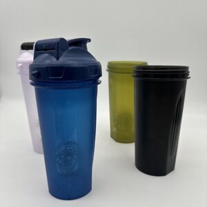 Mr. Pen- Shaker Bottles for Protein Mixes, 28 oz, 4 Pack, Protein Shake Two Lids